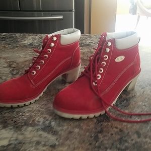 red lugz shoes 8.5